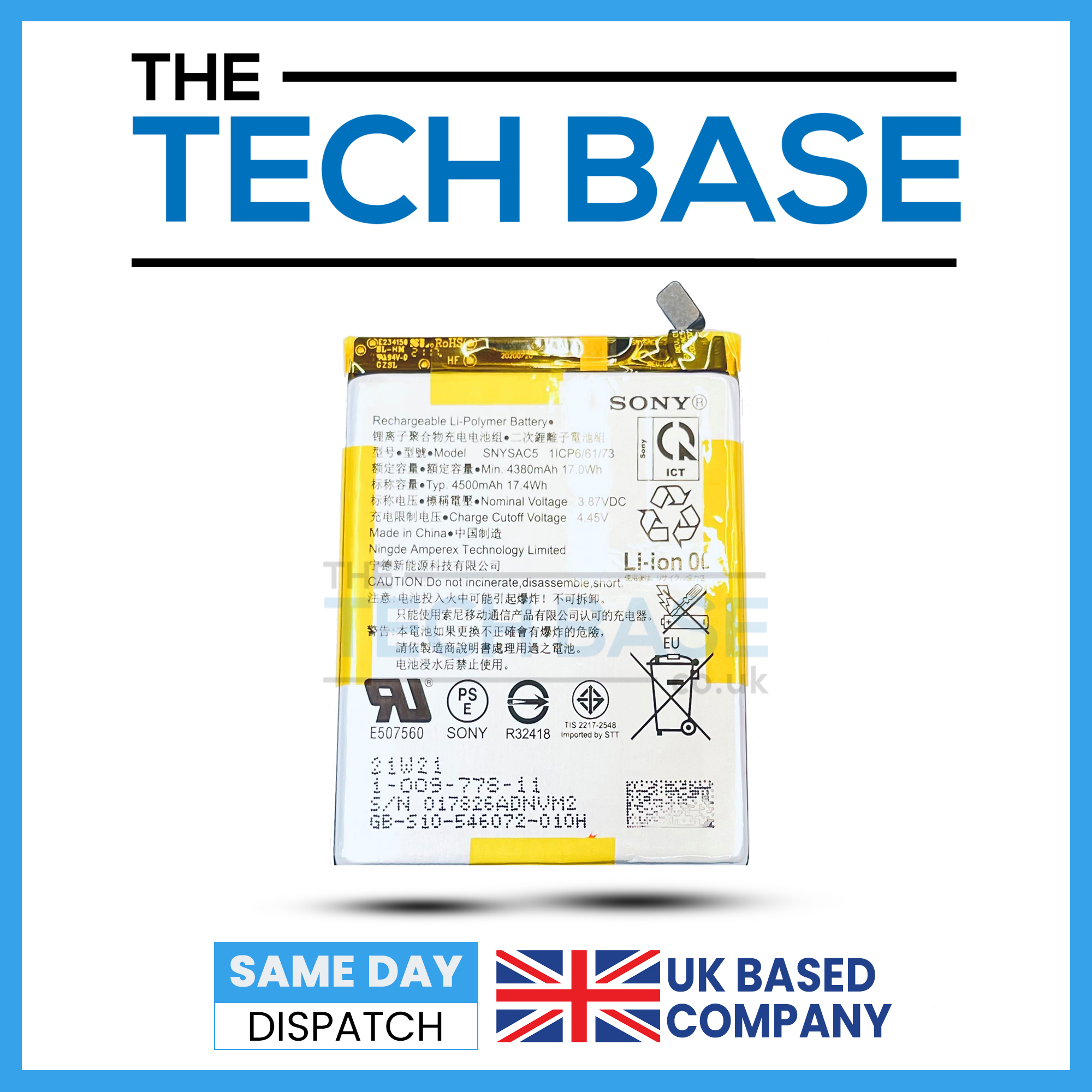 For Sony Xperia 10iii Battery SNYSAC5 - The Techbase