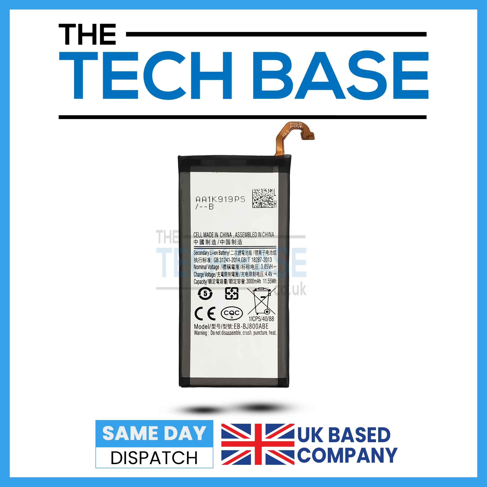 samsung j8 battery capacity